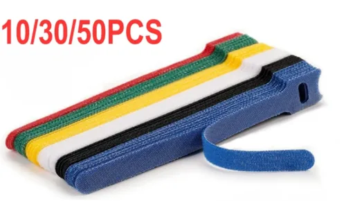 Organizador de cables, Enrollador de cables  50Black