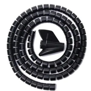 Protector de cables de 2 metros negro