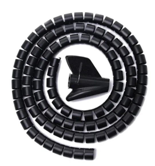 Protector de cables de 2 metros negro