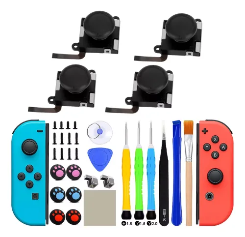 Kit De Reparación Mando Joy-con 33 Pcs Para Nintendo Switch