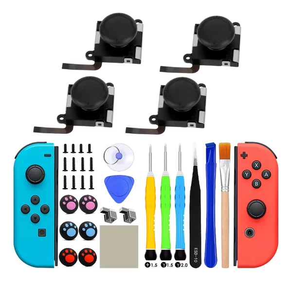 Kit De Reparación Mando Joy-con 33 Pcs Para Nintendo Switch