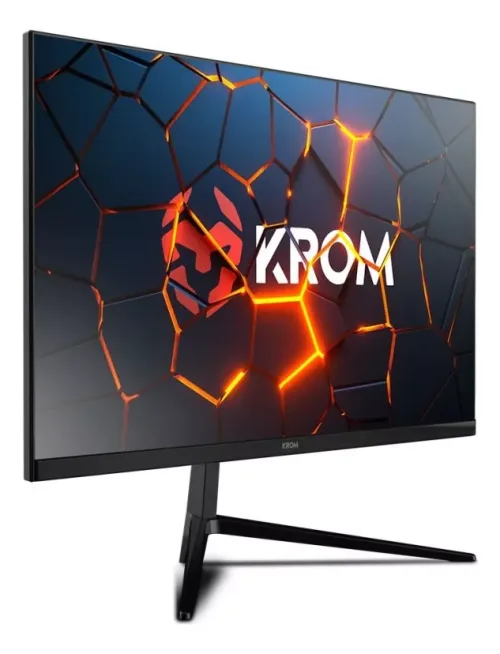 Monitor Gaming Krom Kertz 200hz, 1ms, Rgb, 24 , Fullhd, Hdr Color Negro