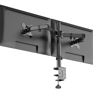 Soporte Para 1 o 2 Monitores (15" - 33") Soporte Doble, 2 Brazos Escritorio Monitor