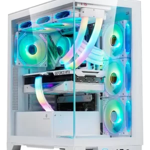 Gabinete Kronos Prisma Pro White Rgb Atx, Vidrio, Usb 3.0