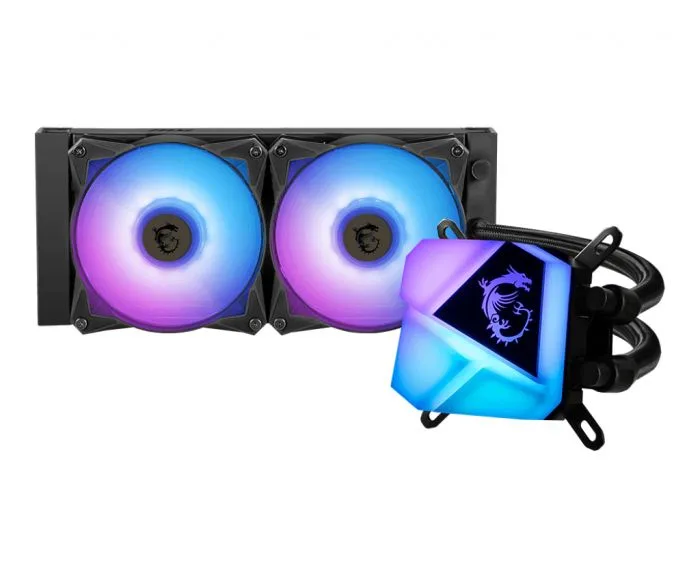 Refrigeración Liquida CPU MSI MAG CORELIQUID C240 ARGB LGA1700 AM5 2000RPM 2*FAN