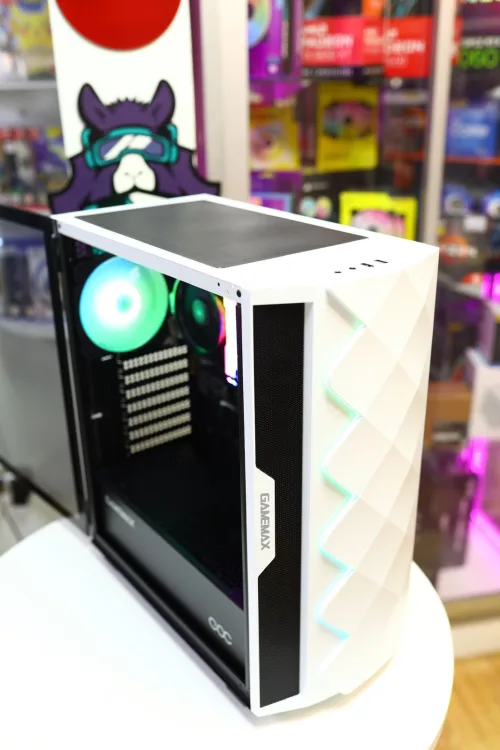 Pc Gamer white diamond AMD Ryzen 5 5600G 512GB 16GB DDR4/3200Mhz 500W - Imagen 2