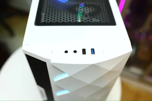 Pc Gamer white diamond AMD Ryzen 5 5600G 512GB 16GB DDR4/3200Mhz 500W - Imagen 4