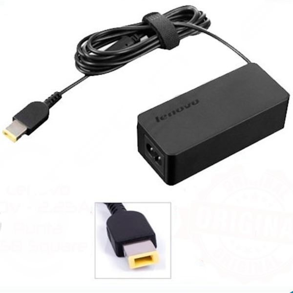 Cargador Lenovo 20V 2.25A 45W USB Square