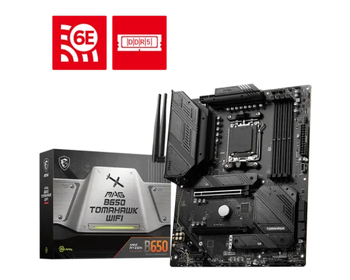 Placa Madre MSI MAG B650 Tomahawk Wifi, B650, Socket AM5, 4xDDR5, HDMI, DP, 3xM.2, ATX - AMD Ryzen