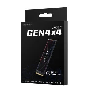 SSD Hikvision G4000 1Tb, M.2 2280, NVMe, PCIe Gen 4 x4