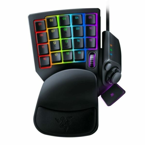 Teclado Gamer Razer Tartarus Pro: interruptores de teclas analógico-ópticos - 32 programables
