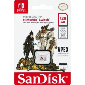 Tarjeta MicroSDXC SanDisk 128GB Nintendo Switch Apex Legends