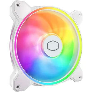 Ventilador Cooler Master MasterFan MF140 HALO², Ventilador de doble anillo ARGB Gen 2, White Refrigeración