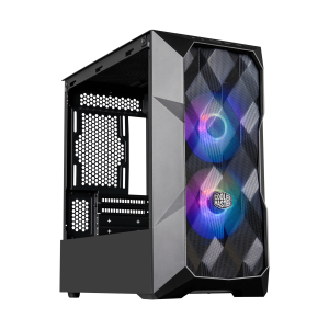 Gabinete Gamer Cooler Master TD300 Mesh, A-RGB, Vidrio Templado, Micro-ATX, Mini ITX, Black