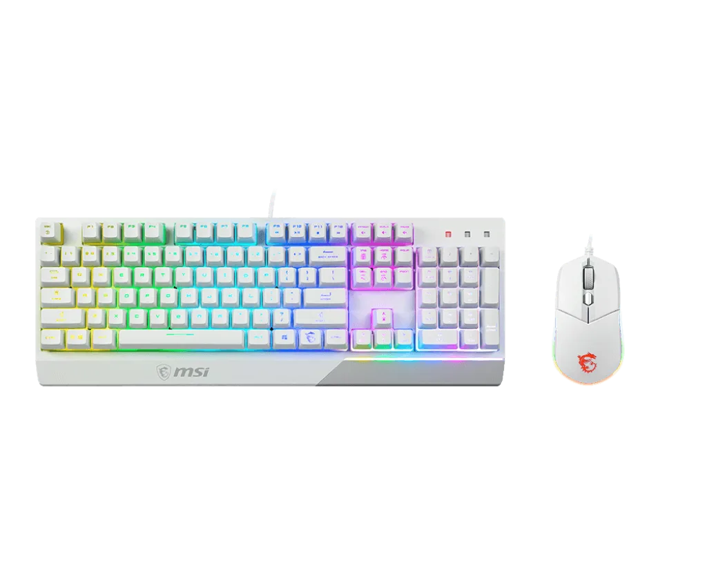 Teclado + Mouse MSI VIGOR GK30 WHITE