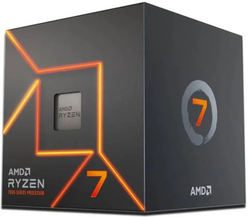 Procesador AMD Ryzen™ 7 7700, 3.8 GHz (hasta 5.3 GHz), Socket AM5, Caché 32MB, 8 Núcleos, 65W