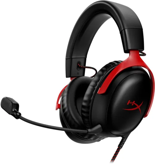 Audifonos HyperX Cloud III Negro y Rojo 727A9AA