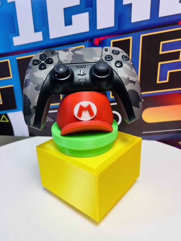 Soporte 3D de Joystick Diseño de Gorro de Mario Bross