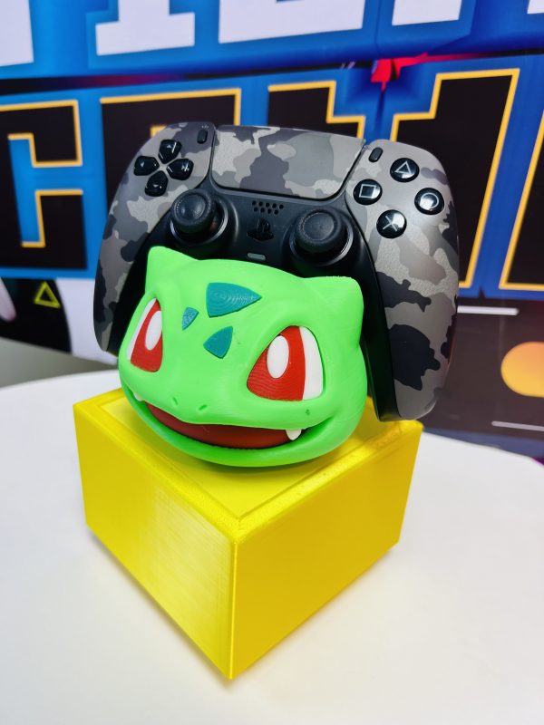 Soporte 3D de Joystick Diseño de Pokémon Bulbasaur Verde - Imagen 2