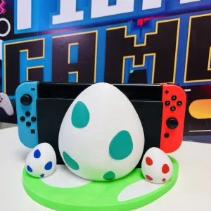 Soporte 3D de Joystick Diseño Nintendo swtch huevo yoshi