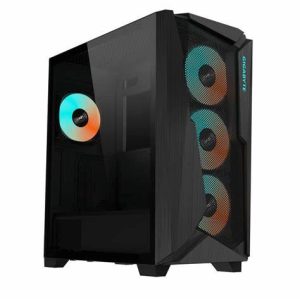 Gabinete Gigabyte C301 Glass, Mid tower ATX/E-ATX, Incluye 4 Ventiladores ARGB