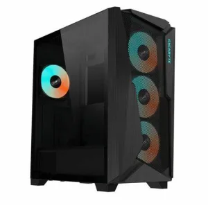 Gabinete Gigabyte C301 Glass, Mid tower ATX/E-ATX, Incluye 4 Ventiladores ARGB