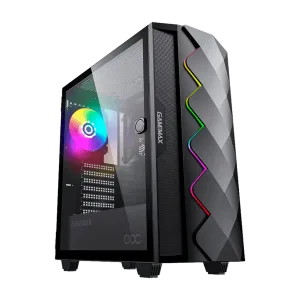 Gabinete Gamer ATX GameMax DIAMOND COC Black