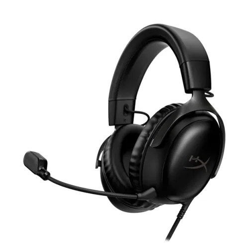 Audifono Gamer HyperX Headset Cloud III, USB 2.0, 727A8AA, Micrófono con cancelación de ruido, Negro