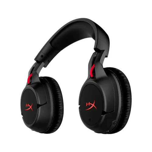 Audífonos Gamer HyperX Cloud Flight Wireless, Over-Ear, Dongle USB, Batería 30 Horas, Negro/Rojo - Imagen 2