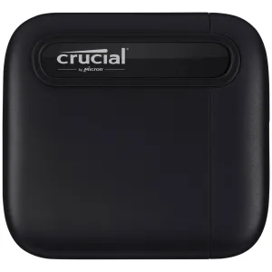 SSD Portátil Crucial X6, 2TB, USB-C, Lectura 800 MB/s