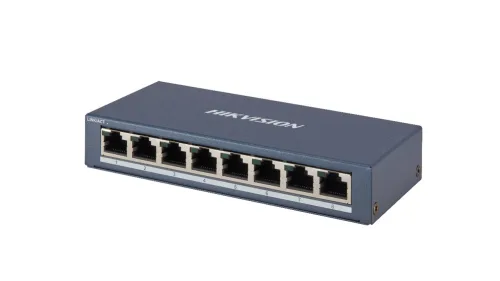 Switch de 8 Puertos Hikvision DS-3E0508-E(B), 10/100/1000, Gigabit Ethernet