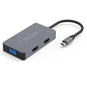 HUB Adaptador multipuerto USB C 5 en 1