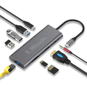 HUB Adaptador multipuerto USB C 9 en 1 /