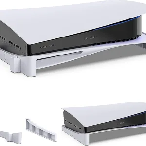 Soporte de refrigeración Horizontal para consola PS5 Edición Disc y Digital White