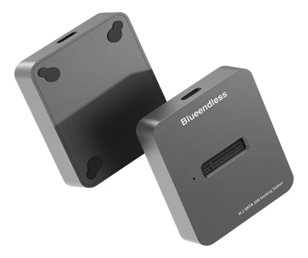 Cofre SSD M.2 Sata Estación De Acoplamiento Blueendless USB-C 10 Gbps USB 3.1