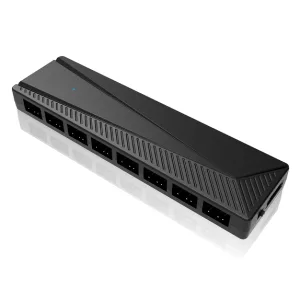Controladores LED Hub 2 en 1, 5V, 3 pines, ARGB, 4 pines, PWM, SATA Power, divisor múltiple de 8 vías para PC EZDIY - FAB