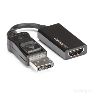 Adaptador Startech DisplayPort a HDMI - Convertidor de vídeo activo DP 1.4 a HDMI 2.0 4K 60 Hz