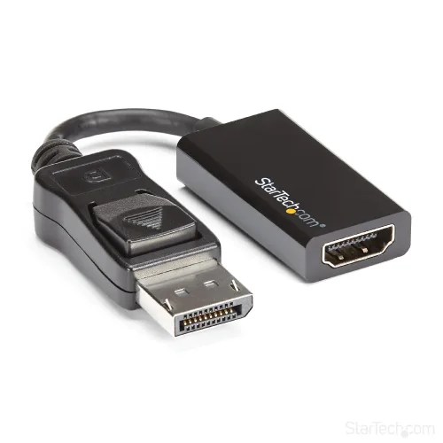 Adaptador Startech DisplayPort a HDMI - Convertidor de vídeo activo DP 1.4 a HDMI 2.0 4K 60 Hz