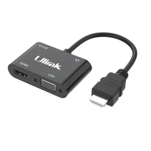 Adaptador HDMI - VGA/HDMI Mod UL-CV3500HV Ulink