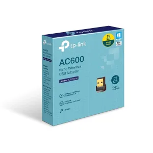 TP-LINK Adaptador Wifi USB Nano Duel Band AC600 Archer T2U