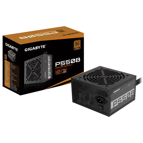 Fuente de Poder Gigabyte P550B Power Supply 80 Plus Bronze 550W