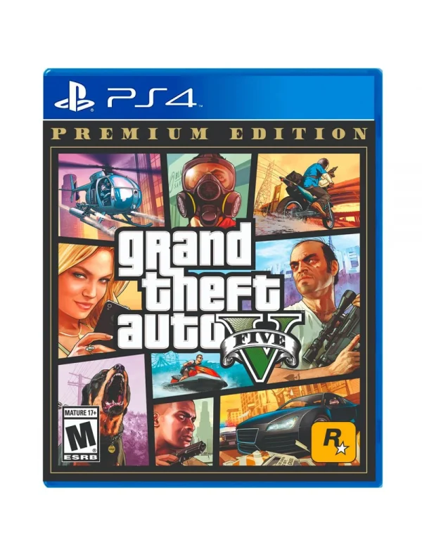 Juego de PlayStation 4 (PS4) - Grand Theft Auto V Premiun Edition (GTA5)