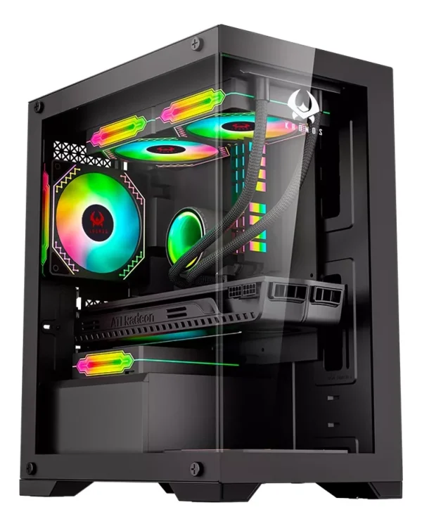 Gabinete Kronos Diamond Matx, Vidrio Templado, Usb 3.0
