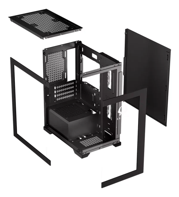 Gabinete Kronos Diamond Matx, Vidrio Templado, Usb 3.0 - Imagen 2
