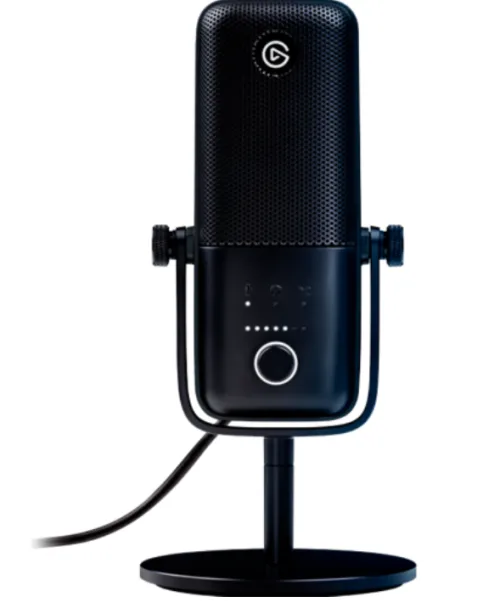 Micrófono USB de Condensador Cardioide Elgato Wave: 3, 3 Cables, Respuesta Frecuencia 70Hz a 20kHz