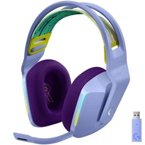 Audífono Logitech G733 LIGHTSPEED Wireless RGB Gaming Headset Inalámbrico - Purple