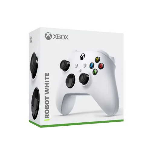 Control  Joystick Xbox Inalámbrico Robot Blanco