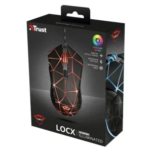 Mouse Gamer GXT 133 Locx USB Negro Trust