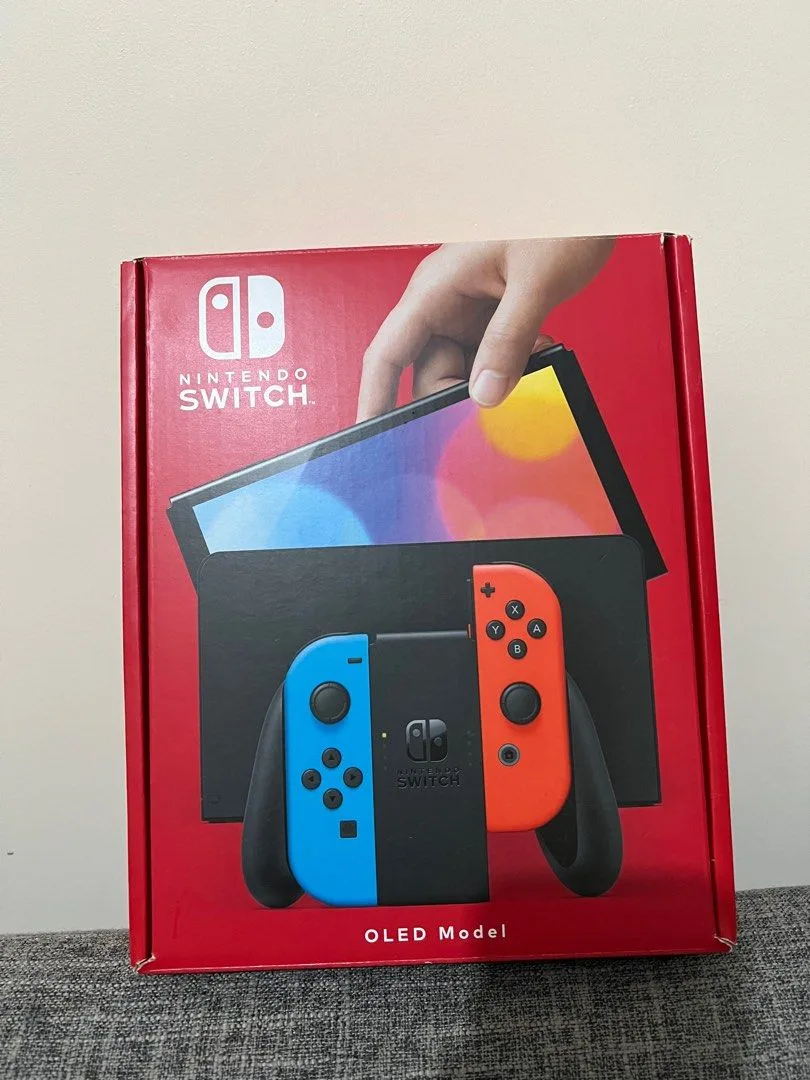 Consola Nintendo Switch OLED Black C/N Joy-con Neon - (Open Box)