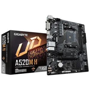 Placa Madre Gigabyte A520M H Ultra Durable Motherboard AMD AM4